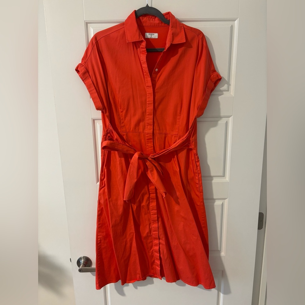 Women's Red Shirt Dress